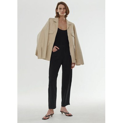 TOTEME トーテム Novara crepe trousers ズボン下