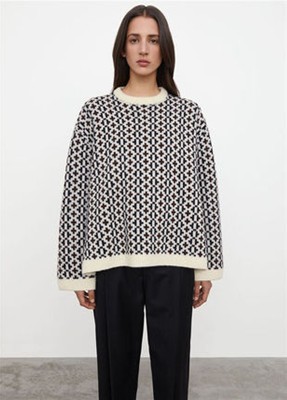 TOTEME トーテム Norwegian knit cross pattern ティーシャツ