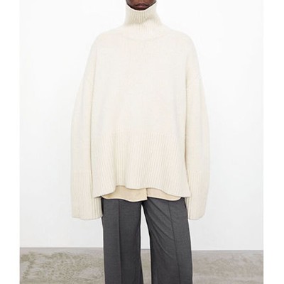 TOTEME トーテム Heavy cashmere turtleneck banker トップス
