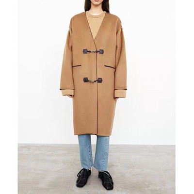TOTEME トーテム Clasp coat camel 厚地の外套