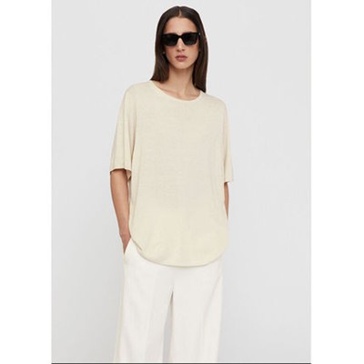 TOTEME トーテム Oversized mulberry silk tee dessert プルオーバー