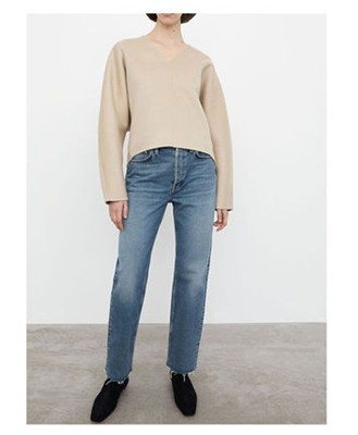 TOTEME トーテム Double wool cashmere pullover eggnog スウェーター