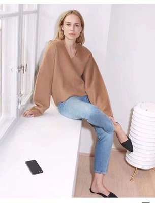 TOTEME トーテム Rennes sweater camelスウェーター 通貨価値$812