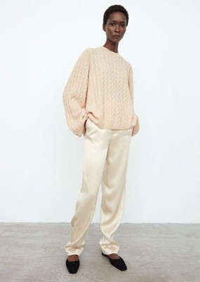 TOTEME トーテム Cashmere cable knit crumble プルオーバー