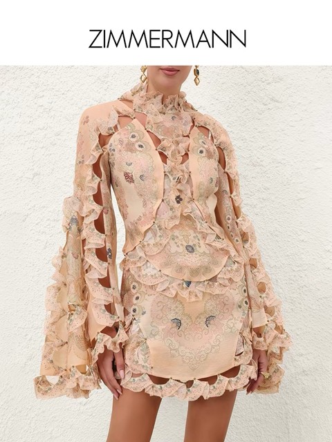 ZIMMERMANN ジマーマン Rebellion Scallop Mini Dress ワンピース ドレス｜AYA-FARM店 149,900円