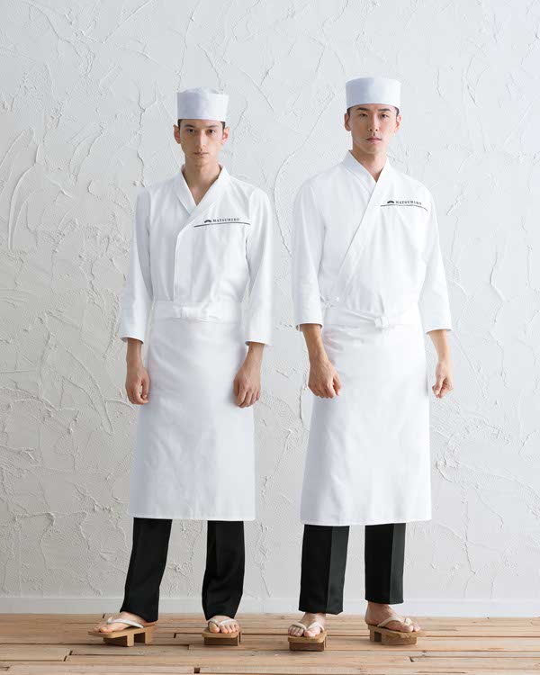 アルベ【arbe】コックコート【CHITOSEチトセ】AS111【WhiteRobe白衣/コックシャツ】(厨房服洋食レストランカフェワインソムリエ)おしゃれな飲食店用衣料