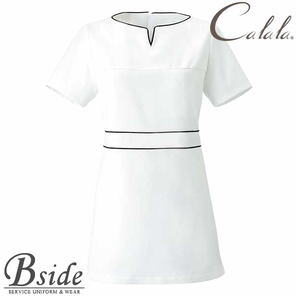 【Calala】チュニック女【CHITOSE チトセ】CL0185（レディース）動きやすく美しいシルエット（ビューティウエア エステ クリニック）｜B-SIDE