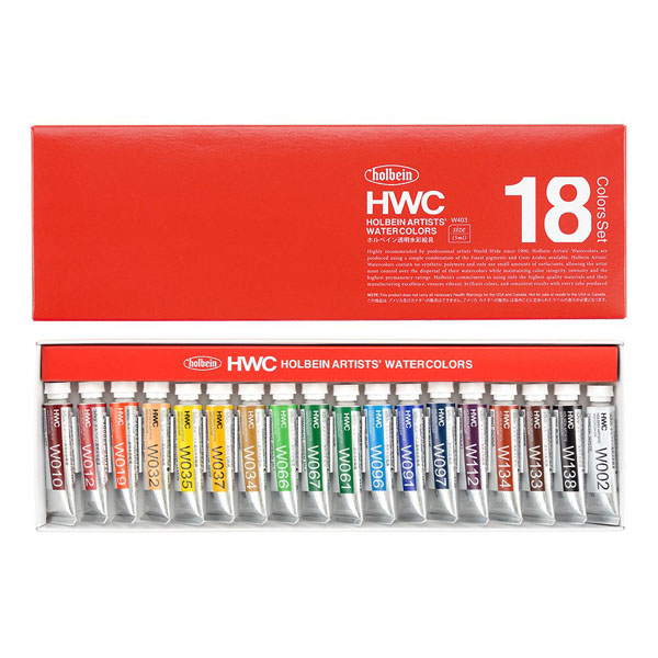 ホルベイン透明水彩絵の具24色＋7色 ホルベイン 透明水彩絵具 5ml グラニュレーティングカラーズ 24
