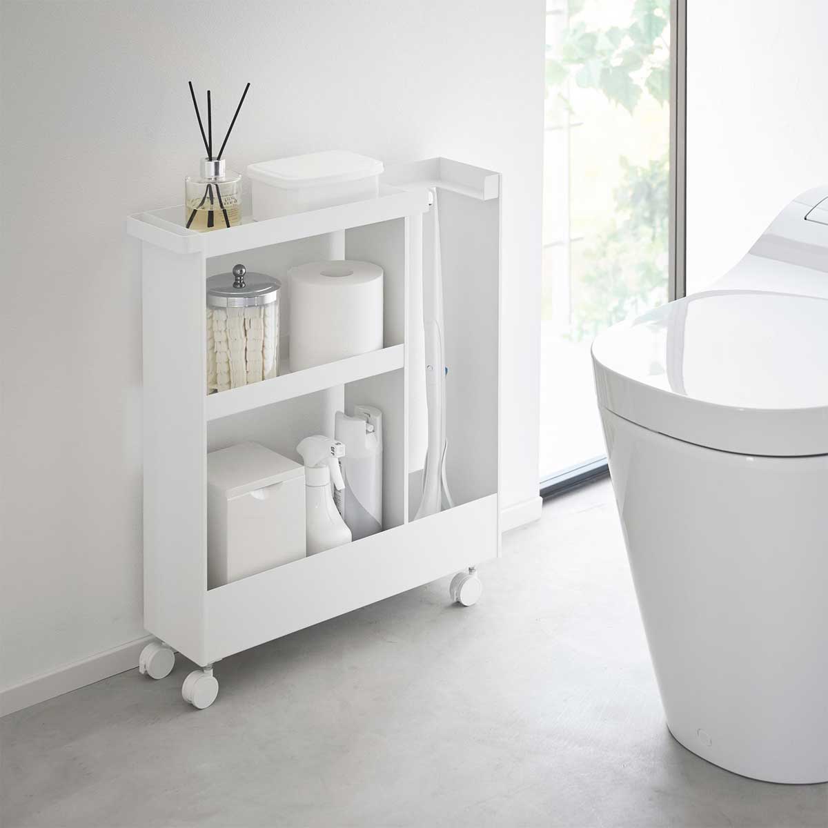 楽天市場】山崎実業(Yamazaki) 【完成品 キャスターのみ取り付け  