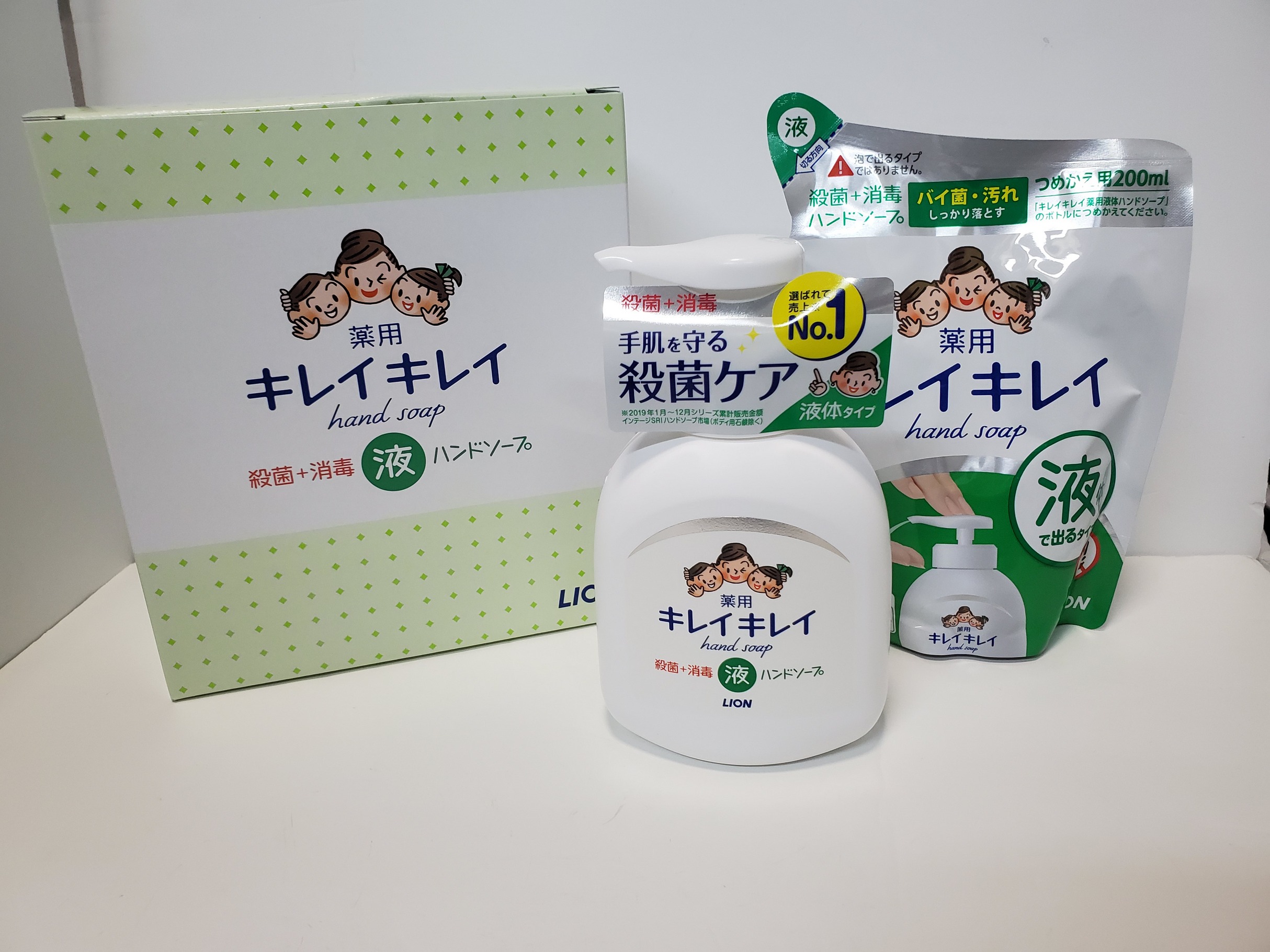 楽天市場 送料無料 業務用 限定販売 Lion ライオン キレイキレイ 液体薬用ハンドソープ殺菌 消毒 本体250ｍｌ 詰替え0ｍｌ 1セット 1箱10セット入り ギフト お礼 お中元 タップリ泡立ち すばやく泡切れします除菌 ウイルス対策 コロナ予防 詰替え Ntカッター