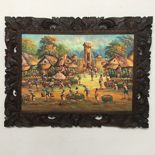 バリ島 絵画 ② バリアート バリ アジアン雑貨 楽天市場】【インテリア雑貨 おしゃれ バリ風】 バリ 絵画 鳥の