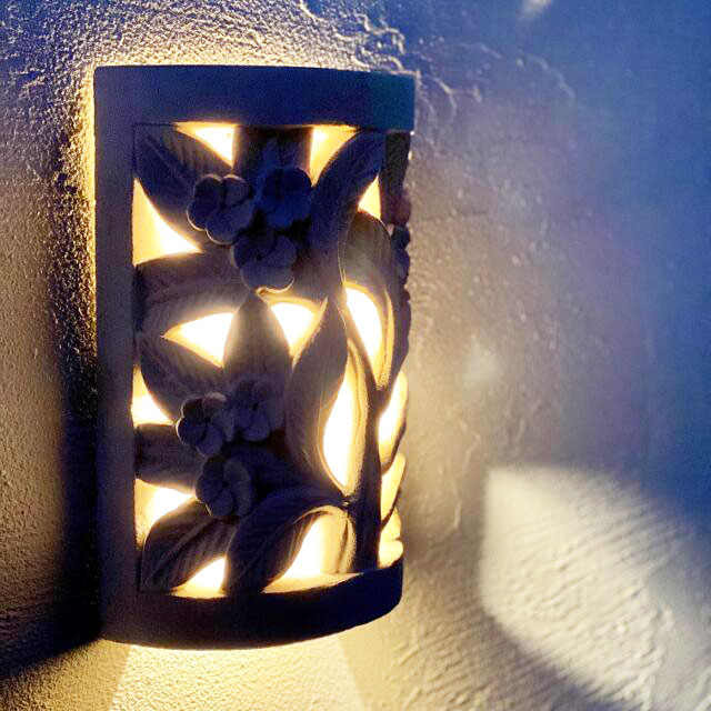 楽天市場】バリ風 寺型 ランプシェード 大 H80cm 木製 屋内外 ガーデン