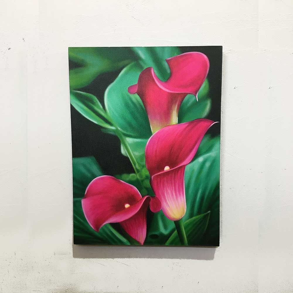 プルメリア　油絵 最適な価格 楽天市場】【楽天スーパーセール】プルメリア 絵画
