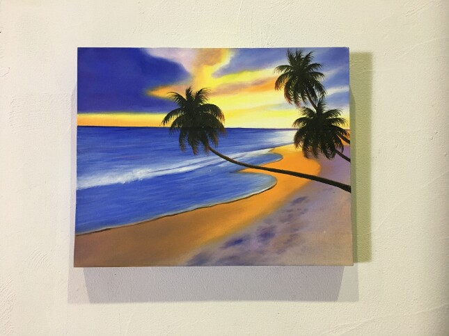 バウチャー配分内辺 バリのイラスト 綿津見の絵 ヤシ科とサンライズ 砂浜 C 4 W50 H40 1156 4 牆掛け 家什 美術 浜辺 光景イラスト バリ絵 アートダイアログボックス アート骨組 パネル 壁飾り付け アジアン 雑貨 バリ バリ島 行きつけの場所 旅店 今日的 Txad Org