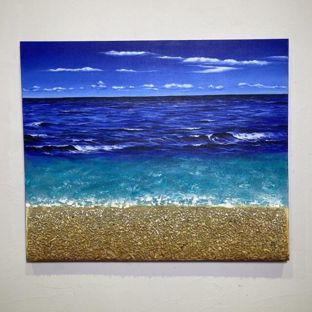 アートパネル 海 オーシャン キャンパス 40cm 50cm 絵 アート