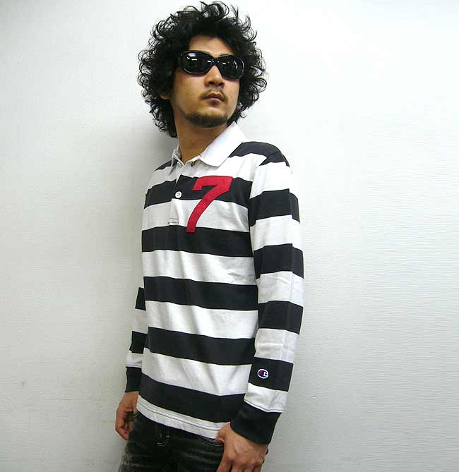 楽天市場 ボーダー ラガーシャツ Champion チャンピオン 星完 カットソー 綺麗目 長袖 アメカジ カジュアル かっこいい トップス ストリート ファッション コーデ メンズ 男の子 ｔシャツ屋さん バンビ