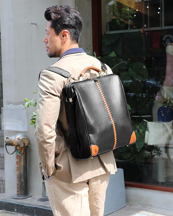 ダレスバッグ ドクターズバッグ レザー 防水 メンズ ヨータ 日本製 豊岡 B4 ビジネスリュック ビジネスバッグ 3way 軽量 防水 ダレスリュック ドクターズバッグ 出張 自転車通勤 スーツに合うリュック B4 Pcバッグ Y3xl Youta ヨータ 縦型xlサイズ Youta日本橋店 豊岡