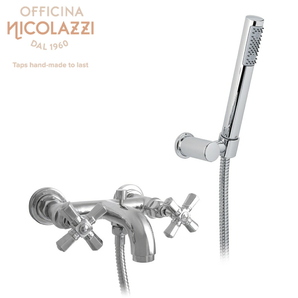 イタリア製 Nicolazzi ニコラッツイ 高級水栓金具 壁付け シャワー水栓 交換 リフォーム おしゃれ 混合水栓 2302 Prescriptionpillsonline Is