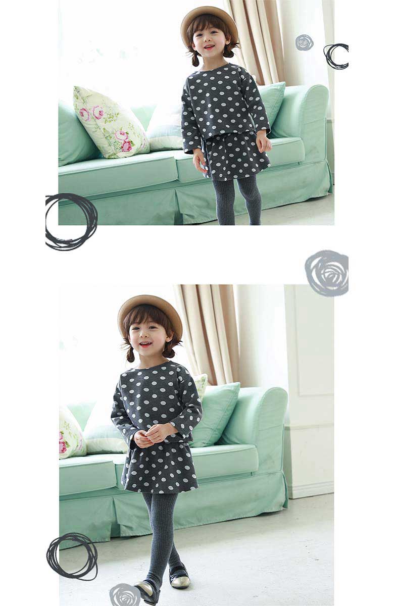 楽天市場 韓国子供服 女の子 秋冬 スカートセット フォーマル かわいい キッズ 女の子 100cm 110cm 1cm 130cm 140cm 150cm 長袖 トップス カットソー ガールズ メンズ ｔシャツ チュニック Dot ドット 水玉 ドット柄 上下セット ケイロス