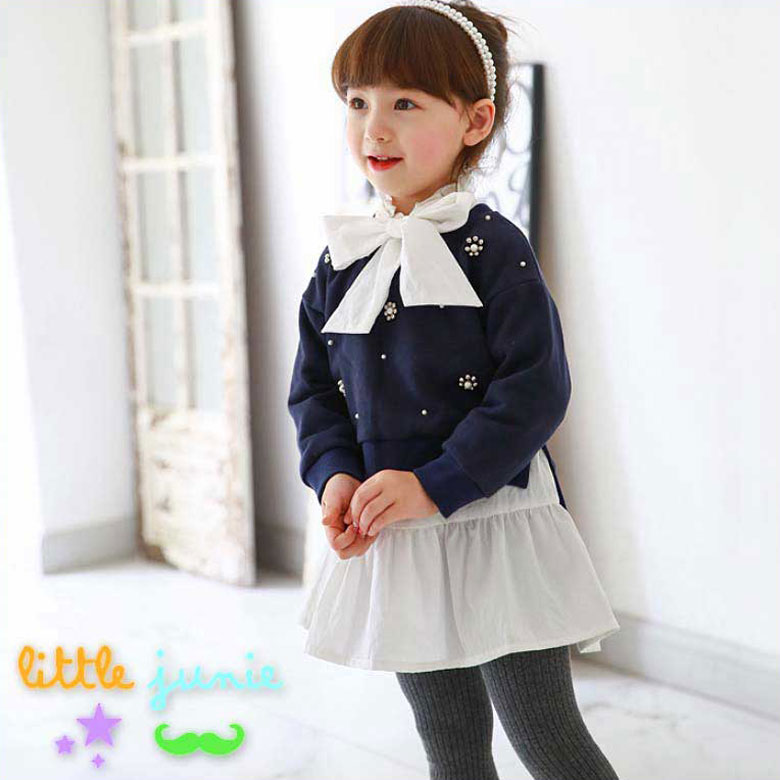 【楽天市場】【DM便送料無料】【Pearl Flower T-shirts】子供服 フォーマル かわいい キッズ 韓国子供服 女の子 キッズ ...