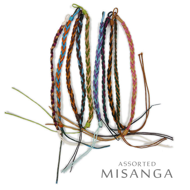 ミサンガ ブレスレット アンクレット カラーレザー 編み込み 手編み 手作り ハンドメイド カラフル 革 皮 インドネシア バリ島 レディース メンズ 男女兼用 シンプル 手首 足首 リストバンド バングル エスニック 民族系 アジアン リゾート お守り P2 最安値