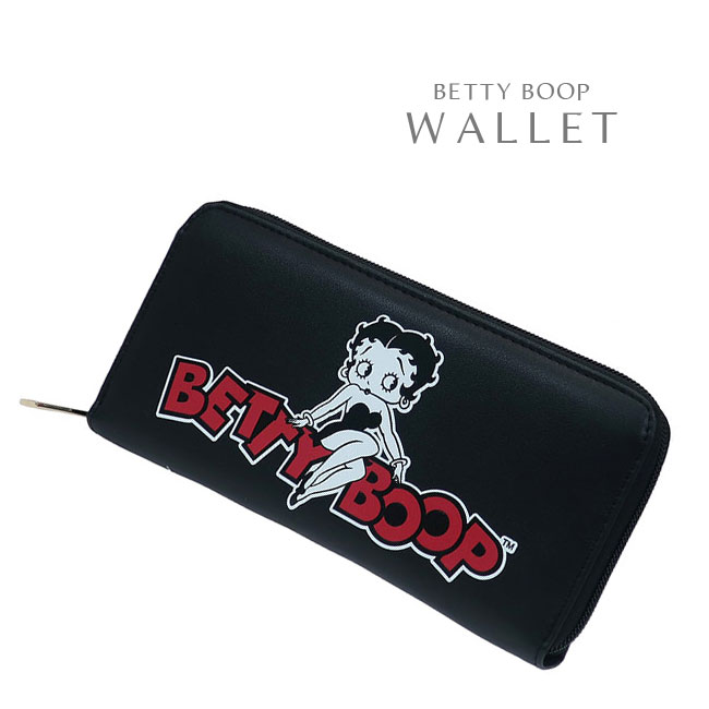 楽天市場 長財布 ベティブープ ビッグロゴ レザー Betty Boop 名作 キャラクター アニメ ラウンドファスナー ロングウォレット シンプル 革 合皮 アコーディオン式 コインケース 小銭入れ カードポケット カード入れ 収納 コンパクト 雑貨 アメリカ セクシー レディー