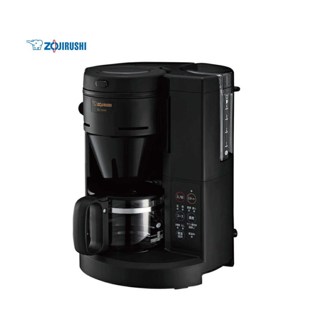 象印 コーヒーメーカー EC-SA40-BA 楽天市場】象印 コーヒーメーカー 珈琲通 ブラック EC-SA40