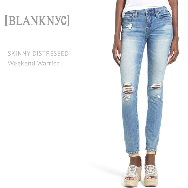 【SALE】BLANK NYC（空白文字ニューヨーク州）SKINNY CLASSIQUE Weekend Warriorスキニー/不都合ジーンズ/デニム