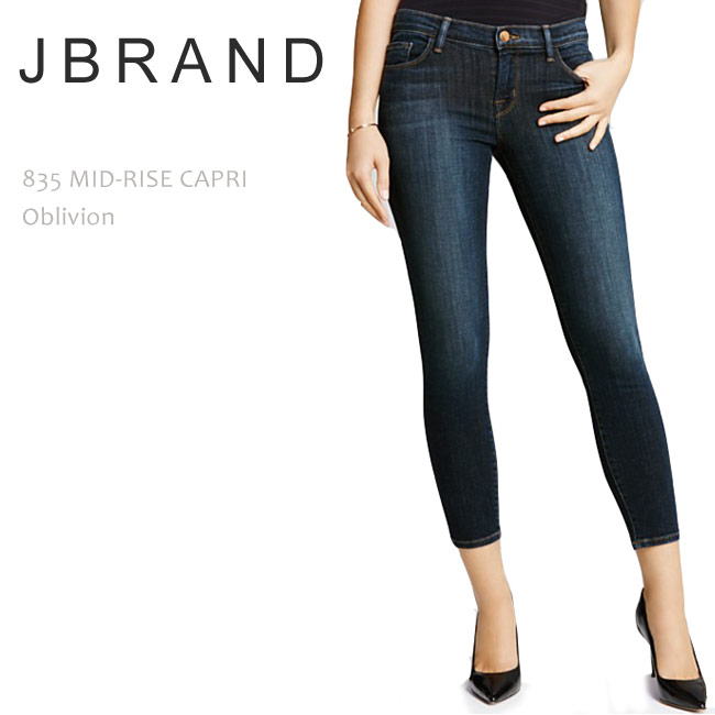 J brand 835 mid rise best sale capri jeans