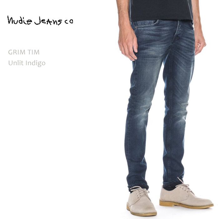 楽天市場 Sale Nudie Jeans ヌーディー ジーンズ Grim Tim Unlit Indigoグリムティム タイトストレート メンズデニム デニムパンツ ジーンズ ｂｌｕｅ ａｄｄｉｃｔ