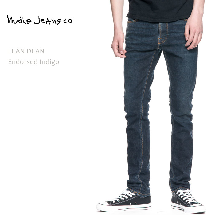 楽天市場 Sale Nudie Jeans ヌーディー ジーンズ Lean Dean Endorsed Indigoリーンディーン タイトストレート メンズデニム デニムパンツ ジーンズ ｂｌｕｅ ａｄｄｉｃｔ