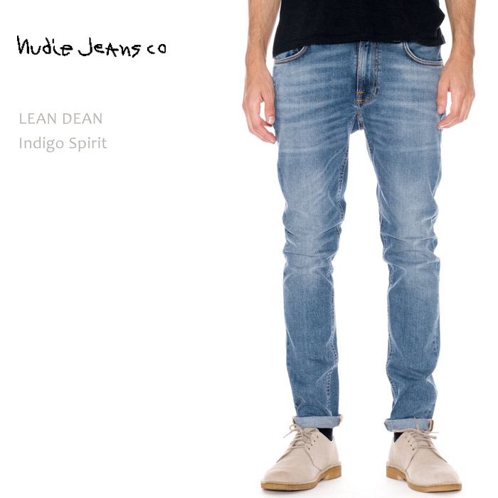 楽天市場 Nudie Jeans ヌーディージーンズ Lean Dean Broken Sageリーンディーン メンズ デニム ストレートジーンズ ジーンズ Nudie Jeans Co ｂｌｕｅ ａｄｄｉｃｔ