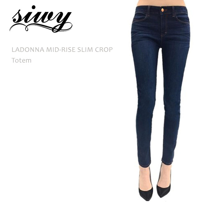 【SALE】Siwy（シィーウィー） LADONNA MID-RISE SLIM CROP Totem スキニー/クロップド/スリム/デニム/ジーンズ