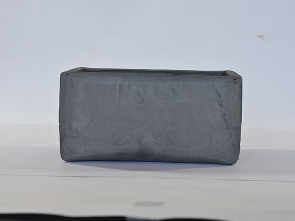 楽天市場】盆栽鉢 山野草鉢 4号 金彩 長方形 鉢幅約12cm×奥行約10cm×高