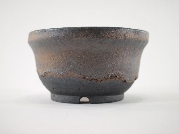 楽天市場】信楽焼 植木鉢 盆栽鉢 山野草鉢 粉引絵付 千鳥 幅 約 11cm 