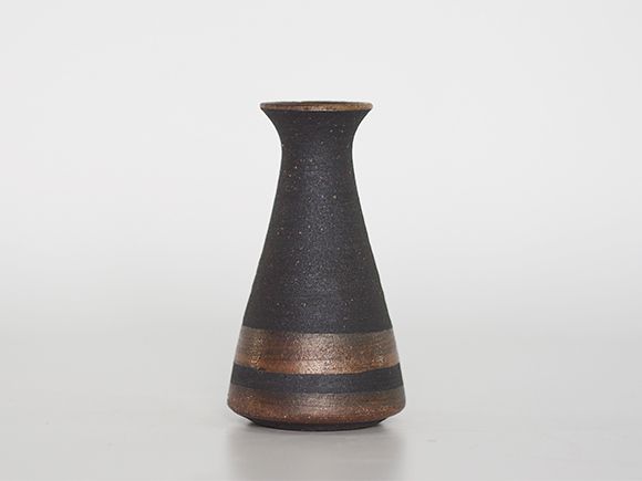陶器 花瓶 17.0×16.0×高さ29.5cm 信楽焼 日本製 壺 和風