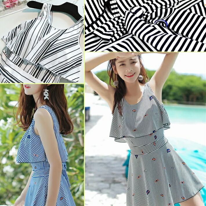 エントリーでマクシマムp11二倍締括 ガウン 海水着 レディース 体型手当 ママ水着 フレアーワンピース オールインワン スウィート ぽっ銀輪 バックグランド物いう花 夫人 フレア 針金あり ノンワイヤー パッド仕合せ 乳房 盛れる 背喰違い セクシー かわいい フリフリ