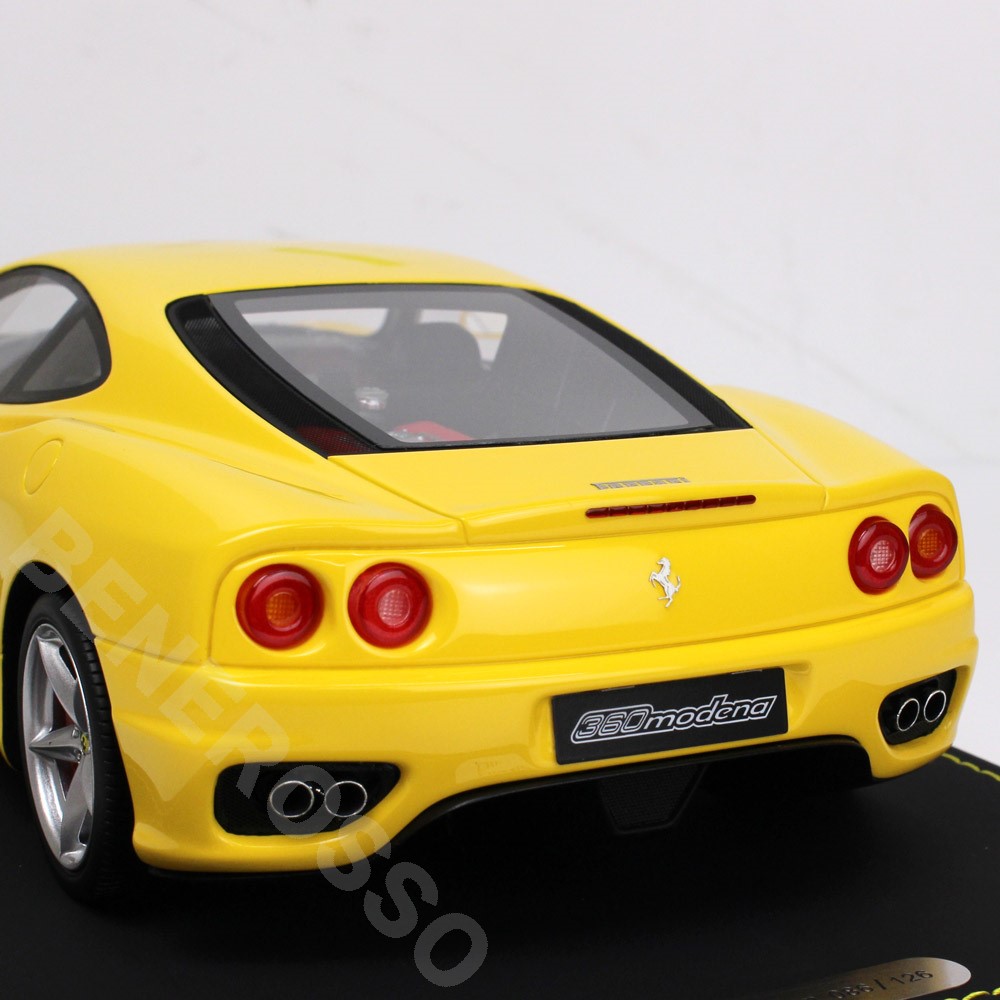 BBR MODELS 18スケール フェラーリ 360 Modena 1999 Yellow （ケース付