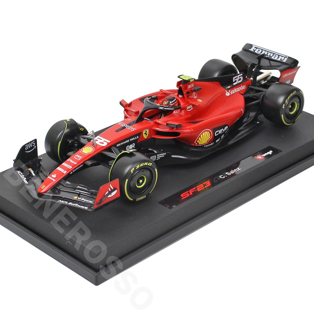 楽天市場】Bburago 1/18スケール フェラーリ SF21 C.サインツ