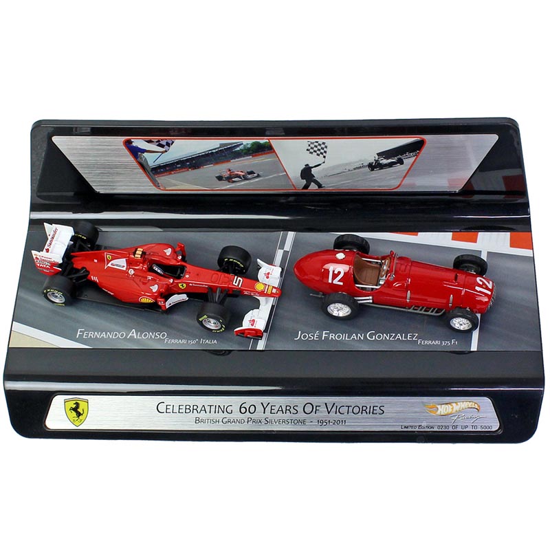 マテル 1/43スケール フェラーリ CELEBRATING 60 YEARS OF VICTORIES MT6666X｜フェラーリ・グッズの店 BENEROSSO
