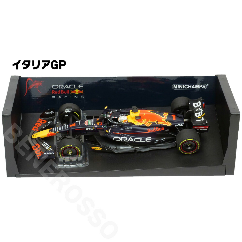 MINICHAMPS 1/18スケール オラクル レッドブル レーシング RB18 M.フェルスタッペン イタリアGP 2022 ウィナー 110221601