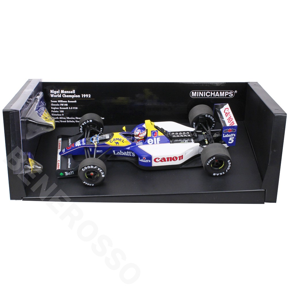 ミニチャンプス 1/18 ウィリアムズ FW14B チャンピオン N.マンセル