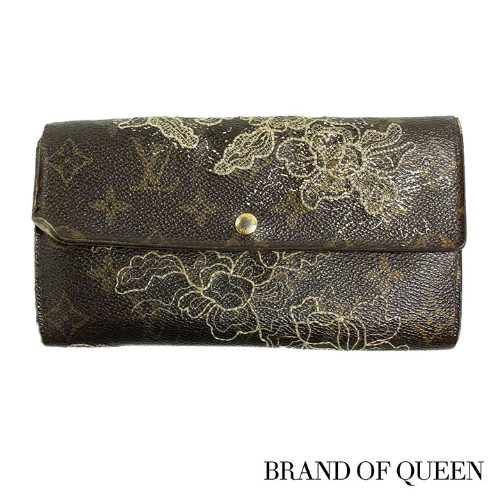 Brand of Queen pawn shop: Authentic Louis Vuitton Monogram Dantier Porte Monnaie Long Wallet ...