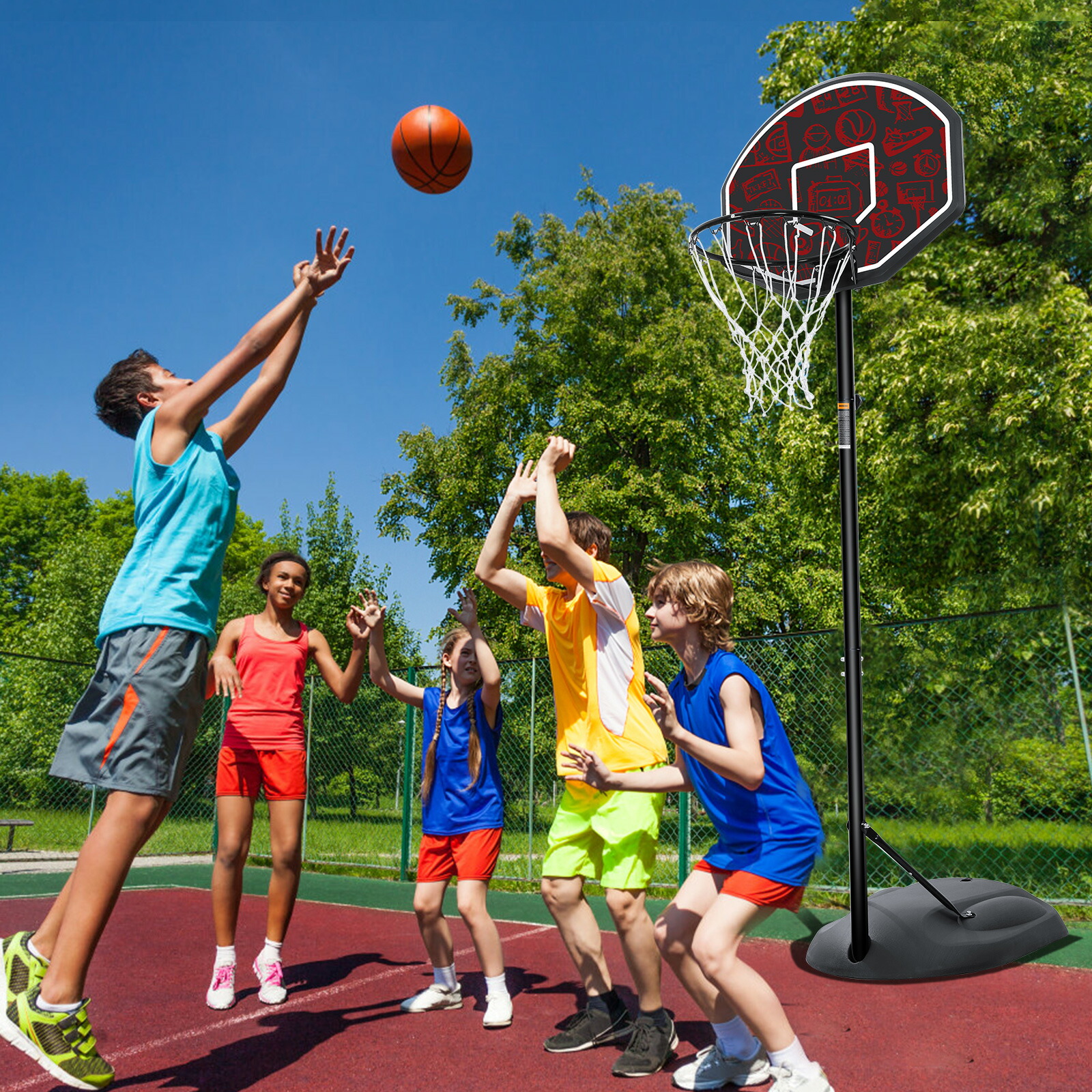 Maxkare バスケットゴール バスケットボールシステム 屋外 室内 ミニ 168 230cm 高さ調節可能 ゴールネット バックボード キャスター付き 青少年 子供に 練習用 一般公式サイズ対応 Christine Coppin Com