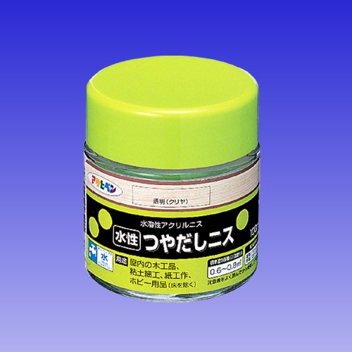 あす楽対応 店舗良い 大人気! 送料無料 アサヒペン水性ツヤだしニス１００ＭＬ透明 クリヤ