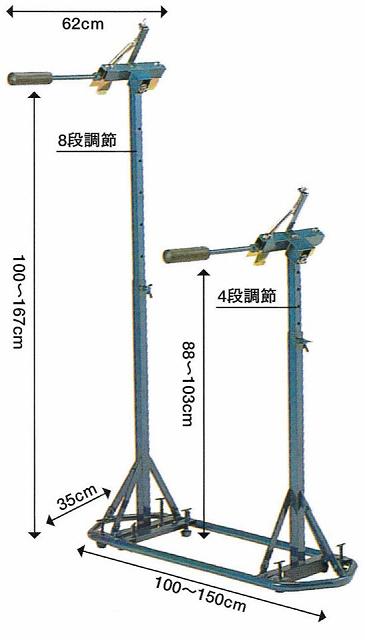 【期間限定★エントリーで全品Point5倍】剣道 二段打ち込み台 練習用 重量：約18.7kg梱包サイズ：20&times;37&times;107cm　約20.8kg　 送料無料 武道園｜剣道・空手・柔道・薙刀専門武道園