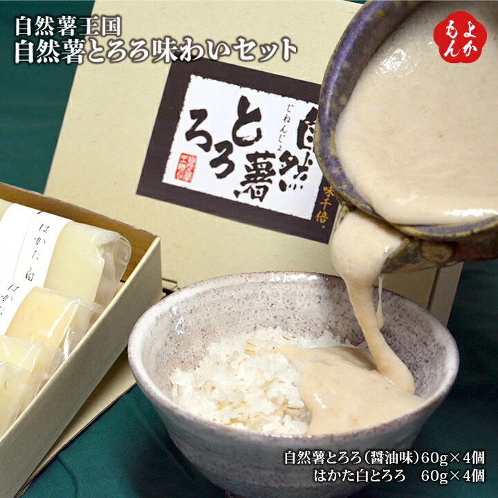 自然薯とろろ味わいセット【送料無料】自然薯王国 九州 福岡 お取り寄せグルメ 福岡県よかもんショップ basic