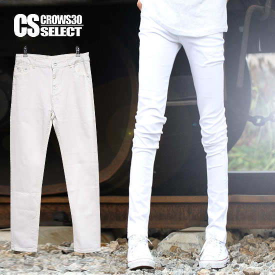 V12 ヴィトゥエルヴ　白いスキニータイプのストレッチパンツ L V12 ヴィトゥエルヴ 白いスキニータイプのストレッチパンツ L V12 ヴィ