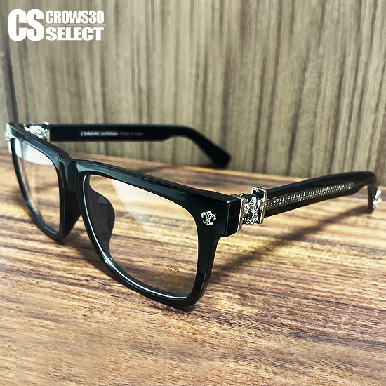 超人気 十字架 メガネ 伊達メガネ 高品質 お洒落間違いなし 楽天市場】だてめがね ブラック フレーム 十字架 クロス クロム めがね