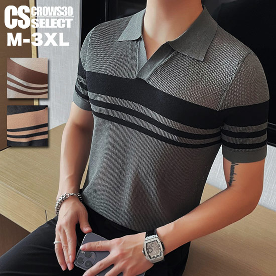 オラオラ系 ポロシャツ メンズ Tシャツ メンズ ボーダー ポロシャツ ゴルフ ポロシャツ オシャレ オシャレ 10代 20代 30代 40代 50代 60代 ポロシャツ 大人 ポロ 個性的